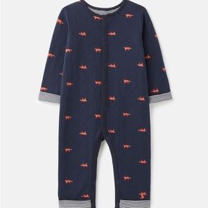 Joules Wriggle Quilted Babygrow Up to 3 Months